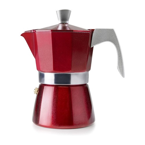 CAFETERA IBILI EVVA RED 2-TAZA 623202