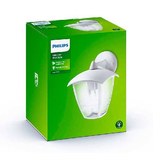 APLIQUE PHILIPS CREEK 1X60W BLANC 153813116