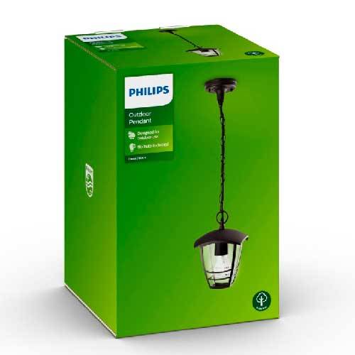 COLGANTE PHILIPS CREEK 1X60W NEGRO 153863016