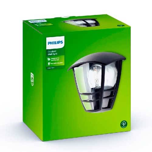 APLIQUE PHILIPS CREEK 1X60W NEGRO 153873016