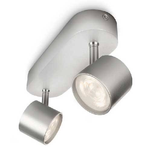 FOCO PHILIPS STAR 2X4,5W ALUMINIO 562424816