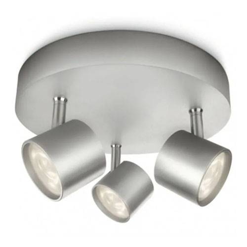 FOCO PHILIPS STAR 3X4,5W ALUMINIO 562434816