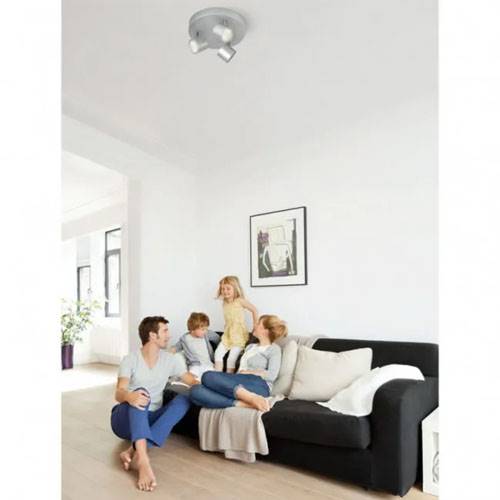 FOCO PHILIPS STAR 3X4,5W ALUMINIO 562434816