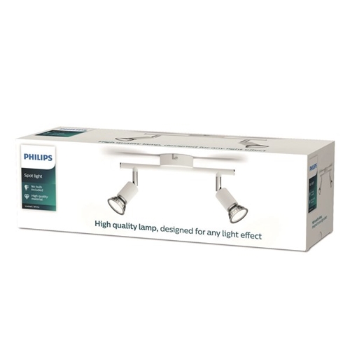 FOCO PHILIPS LIMBALI BAR/TUBE 2X50W BLANC