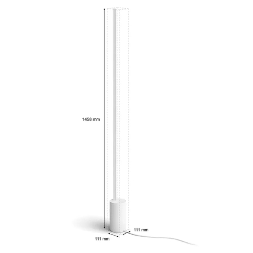 LAMPARA PIE PHILIPS HUE GRADIENT SIGNE FLOOR WHITE