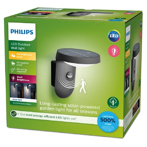 APLIQUE SOLAR PHILIPS TYLA AN 1X1,2W 30K SR