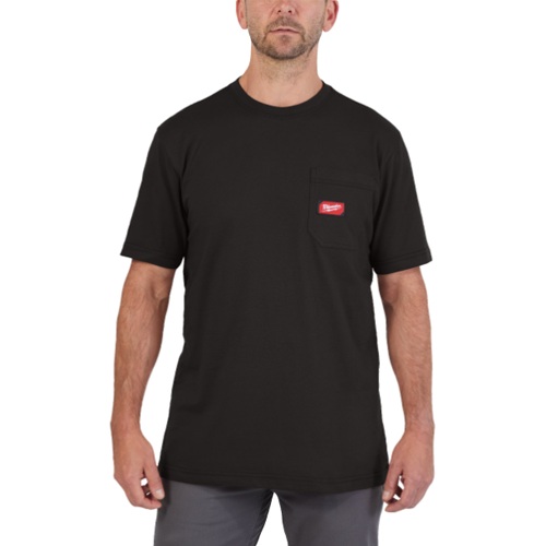 CAMISETA MILWAUKEE TRABAJO NEGRO L