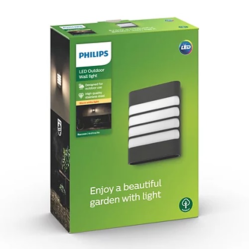 APLIQUE PHILIPS RACCOON 1X3W ANTRACIT 915004308701