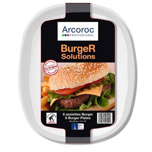 PLATO ARC ARCOROC SOLUTION BURGUER SET/6 9122804