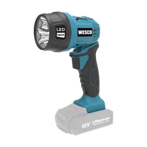 LINTERNA WESCO PROF 250LM BATERIA 18V WS2950.9
