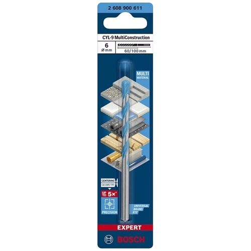 BROCA BOSCH MULTIC 2608900621 CYL-9 8X8X120