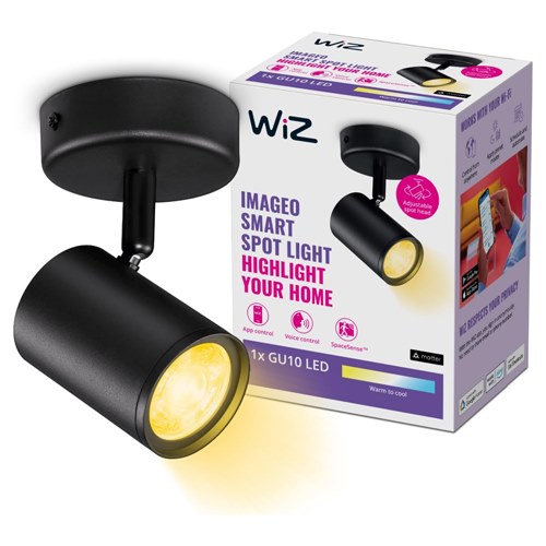 FOCO PHILIPS WIZ IMAGEO 1X5W NEGRO 27-65K