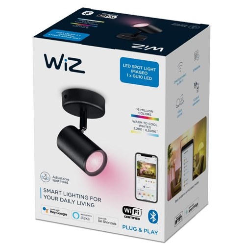 FOCO PHILIPS WIZ IMAGEO 1X5W NEGRO 22-65K