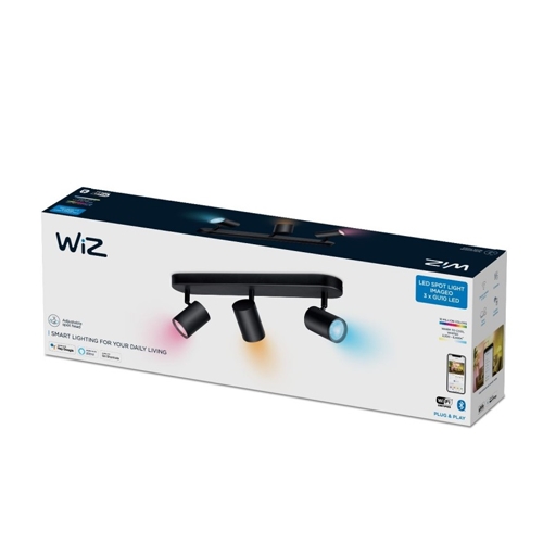 FOCO PHILIPS WIZ IMAGEO 3X5W NEGRO 22-65K