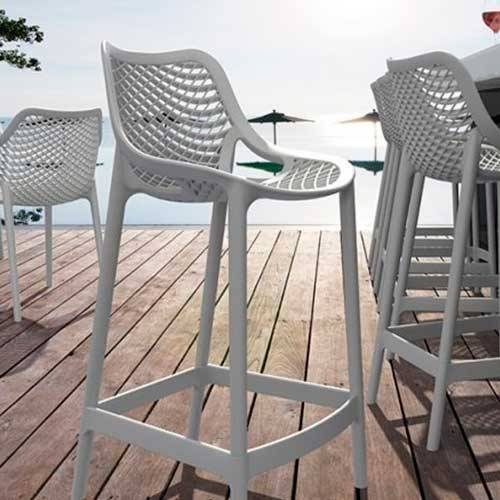 TABURETE RESOL GRID-75 BLANCO 60626