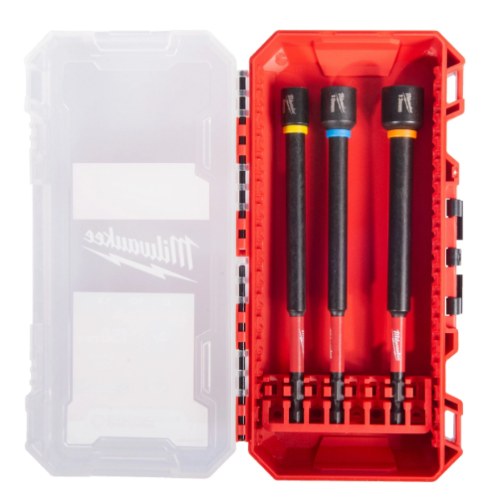ESTUCHE MILWAUKEE 3 VASOS 150MM 1/4"4932499426