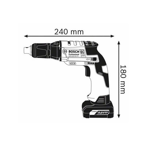 ATORNILLADOR BOSCH BATER GTB12V-11 PROF 06019E4007