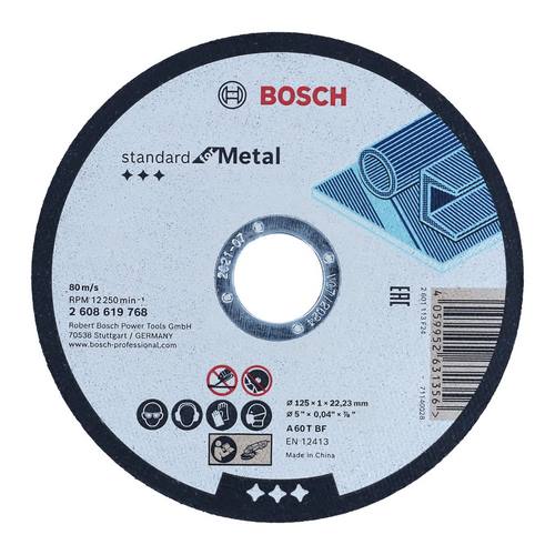 DISCO CORTE BOSCH STANDARD METAL 125MM 2608619768