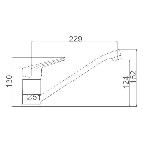 MONOMANDO FREG IBERGRIF ROMA HORIZ M14450
