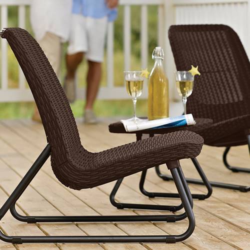 CJTO CURVER RIO PATIO BALCONY MARRON 211426