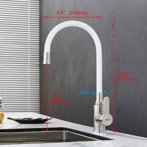 MONOMANDO FREG IBERGRIF RAINBOW VERT INOX M22119-3