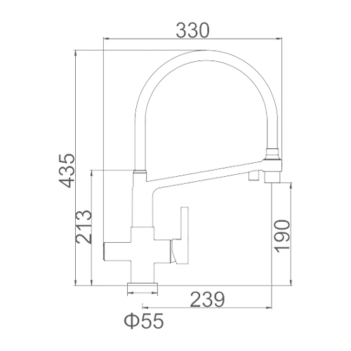 MONOMANDO FREG IBERGRIF OSMOSIS CROM M22127-2