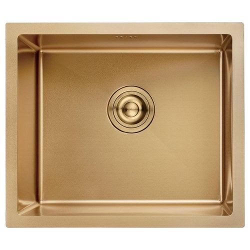 FREGADERO IBERGRIF 50X43 INOX ORO M85043G
