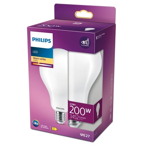 BOMBILLA LED PHILIPS CLASSIC A95 E27 200W WW FR ND