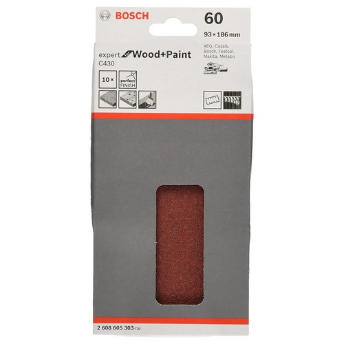 LIJA BOSCH ORB EXPERT 93X185MM GR60 2608605303