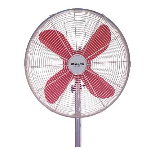 VENTILADOR PIE BASTIL PALMA ROJO 40CM 5742