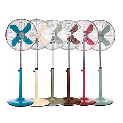 VENTILADOR PIE BASTIL PALMA ROJO 40CM 5742