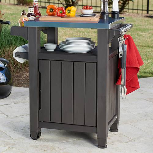 MUEBLE BARBACOA CURVER PEQUEÑO MARRON 228955